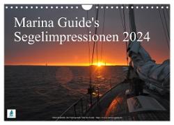 Marina Guide's Segelimpressionen 2024 (Wandkalender 2024 DIN A4 quer), CALVENDO Monatskalender