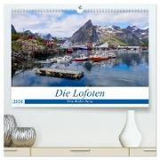 Die Lofoten - Eine Bilder-Reise (hochwertiger Premium Wandkalender 2024 DIN A2 quer), Kunstdruck in Hochglanz