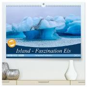 Island - Faszination Eis. Vatnajökull Gletscher (hochwertiger Premium Wandkalender 2024 DIN A2 quer), Kunstdruck in Hochglanz
