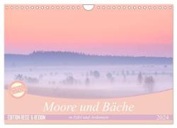 Moore und Bäche in Eifel und Ardennen (Wandkalender 2024 DIN A4 quer), CALVENDO Monatskalender