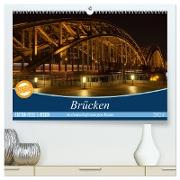 Brücken im deutschsprachigen Raum (hochwertiger Premium Wandkalender 2024 DIN A2 quer), Kunstdruck in Hochglanz
