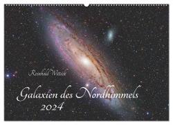 Galaxien des Nordhimmels (Wandkalender 2024 DIN A2 quer), CALVENDO Monatskalender