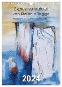 Expressive Malerei von Stefanie Rogge (Wandkalender 2024 DIN A4 hoch), CALVENDO Monatskalender
