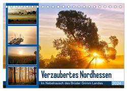 Verzaubertes Nordhessen (Tischkalender 2024 DIN A5 quer), CALVENDO Monatskalender