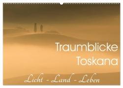 Traumblicke Toskana - Licht, Land, Leben (Wandkalender 2024 DIN A2 quer), CALVENDO Monatskalender