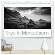 Skye in Monochrom (hochwertiger Premium Wandkalender 2024 DIN A2 quer), Kunstdruck in Hochglanz