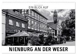 Ein Blick auf Nienburg an der Weser (Wandkalender 2024 DIN A2 quer), CALVENDO Monatskalender