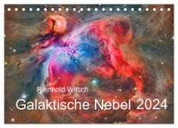 Galaktische Nebel (Tischkalender 2024 DIN A5 quer), CALVENDO Monatskalender