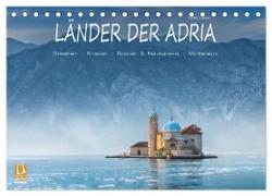 Länder der Adria (Tischkalender 2024 DIN A5 quer), CALVENDO Monatskalender