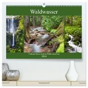 Waldwasser (hochwertiger Premium Wandkalender 2024 DIN A2 quer), Kunstdruck in Hochglanz
