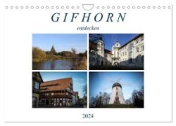 Gifhorn entdecken (Wandkalender 2024 DIN A4 quer), CALVENDO Monatskalender