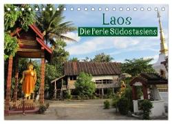 Laos - Die Perle Südostasiens (Tischkalender 2024 DIN A5 quer), CALVENDO Monatskalender