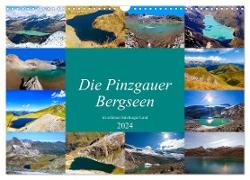 Die Pinzgauer Bergseen im schönen Salzburger Land (Wandkalender 2024 DIN A3 quer), CALVENDO Monatskalender