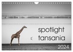 spotlight tansania (Wandkalender 2024 DIN A4 quer), CALVENDO Monatskalender