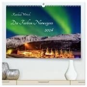 Die Farben Norwegens (hochwertiger Premium Wandkalender 2024 DIN A2 quer), Kunstdruck in Hochglanz