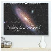 Galaxien des Nordhimmels (hochwertiger Premium Wandkalender 2024 DIN A2 quer), Kunstdruck in Hochglanz