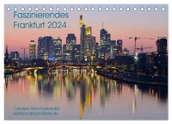 Faszinierendes Frankfurt - Impressionen aus der Mainmetropole (Tischkalender 2024 DIN A5 quer), CALVENDO Monatskalender