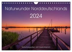 Naturwunder Norddeutschlands (Wandkalender 2024 DIN A4 quer), CALVENDO Monatskalender