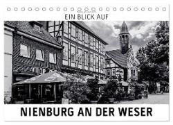Ein Blick auf Nienburg an der Weser (Tischkalender 2024 DIN A5 quer), CALVENDO Monatskalender