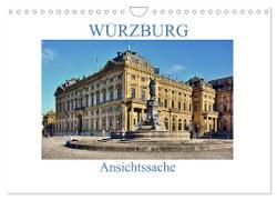 Würzburg - Ansichtssache (Wandkalender 2024 DIN A4 quer), CALVENDO Monatskalender