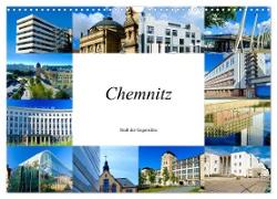 Chemnitz - Stadt der Gegensätze (Wandkalender 2024 DIN A3 quer), CALVENDO Monatskalender