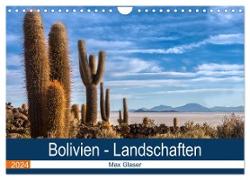 Bolivien - Einzigartige Landschaft (Wandkalender 2024 DIN A4 quer), CALVENDO Monatskalender