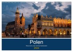 Polen - Reise durch unser schönes Nachbarland (Wandkalender 2024 DIN A3 quer), CALVENDO Monatskalender