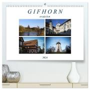Gifhorn entdecken (hochwertiger Premium Wandkalender 2024 DIN A2 quer), Kunstdruck in Hochglanz