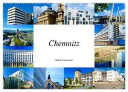 Chemnitz - Stadt der Gegensätze (Wandkalender 2024 DIN A2 quer), CALVENDO Monatskalender