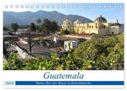 Guatemala - Buntes Herz der Mayas in Zentralamerika (Tischkalender 2024 DIN A5 quer), CALVENDO Monatskalender