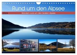 Rund um den Alpsee (Wandkalender 2024 DIN A4 quer), CALVENDO Monatskalender