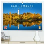 Bad Homburg - Die Perle im Hochtaunus (hochwertiger Premium Wandkalender 2024 DIN A2 quer), Kunstdruck in Hochglanz