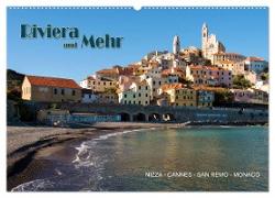 Riviera und Mehr - Nizza, Cannes, San Remo, Monaco (Wandkalender 2024 DIN A2 quer), CALVENDO Monatskalender