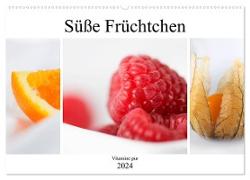 Süße Früchtchen - Vitamine pur (Wandkalender 2024 DIN A2 quer), CALVENDO Monatskalender