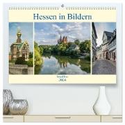Hessen in Bildern (hochwertiger Premium Wandkalender 2024 DIN A2 quer), Kunstdruck in Hochglanz