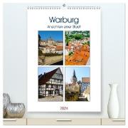 Warburg - Ansichten einer Stadt (hochwertiger Premium Wandkalender 2024 DIN A2 hoch), Kunstdruck in Hochglanz