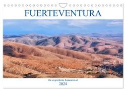 Fuerteventura, die ungezähmte Kanareninsel (Wandkalender 2024 DIN A4 quer), CALVENDO Monatskalender