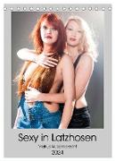 Sexy in Latzhosen (Tischkalender 2024 DIN A5 hoch), CALVENDO Monatskalender