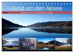 Rund um den Alpsee (Tischkalender 2024 DIN A5 quer), CALVENDO Monatskalender