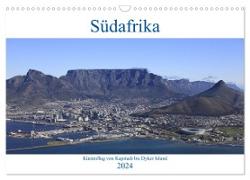 Südafrika - Küstenflug von Kapstadt bis Dyker Island (Wandkalender 2024 DIN A3 quer), CALVENDO Monatskalender