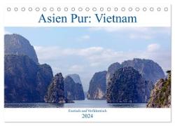 Asien Pur: Vietnam (Tischkalender 2024 DIN A5 quer), CALVENDO Monatskalender