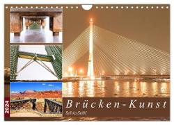 Brücken - Kunst (Wandkalender 2024 DIN A4 quer), CALVENDO Monatskalender