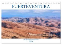 Fuerteventura, die ungezähmte Kanareninsel (Tischkalender 2024 DIN A5 quer), CALVENDO Monatskalender