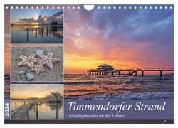 Timmendorfer Strand - Urlaubsparadies an der Ostsee (Wandkalender 2024 DIN A4 quer), CALVENDO Monatskalender