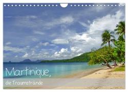 Martinique, die Traumstrände (Wandkalender 2024 DIN A4 quer), CALVENDO Monatskalender