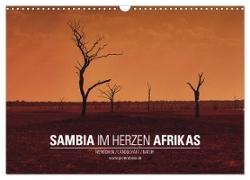 SAMBIA IM HERZEN AFRIKAS (Wandkalender 2024 DIN A3 quer), CALVENDO Monatskalender