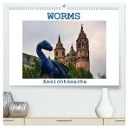 Worms - Ansichtssache (hochwertiger Premium Wandkalender 2024 DIN A2 quer), Kunstdruck in Hochglanz