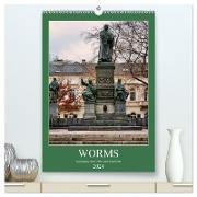 Worms - Spaziergang durch 2000 Jahre Geschichte (hochwertiger Premium Wandkalender 2024 DIN A2 hoch), Kunstdruck in Hochglanz