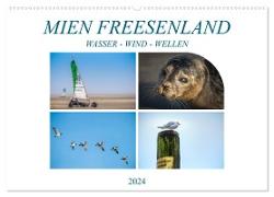 MIEN FREESENLAND - Wasser, Wind, Wellen (Wandkalender 2024 DIN A2 quer), CALVENDO Monatskalender