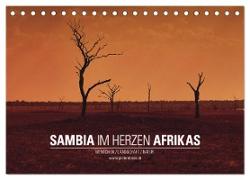 SAMBIA IM HERZEN AFRIKAS (Tischkalender 2024 DIN A5 quer), CALVENDO Monatskalender